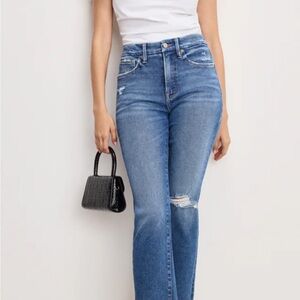 PAIGE High Rise Blue Jeans